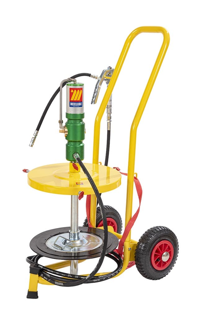 COMPLETO GRASSO CARRELLATO PER FUSTI DA 25-30 kg R=60:1