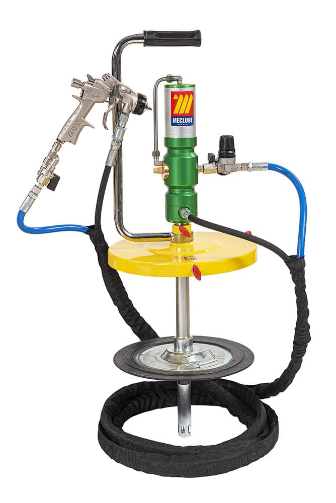 COMPLETO POMPA PER SPRUZZARE IL GRASSO PER FUSTI DA 18-30 kg R=14:1