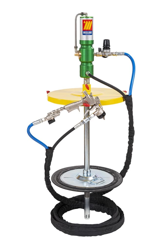 COMPLETO POMPA PER SPRUZZARE IL GRASSO PER FUSTI DA 50-60 kg R=14:1