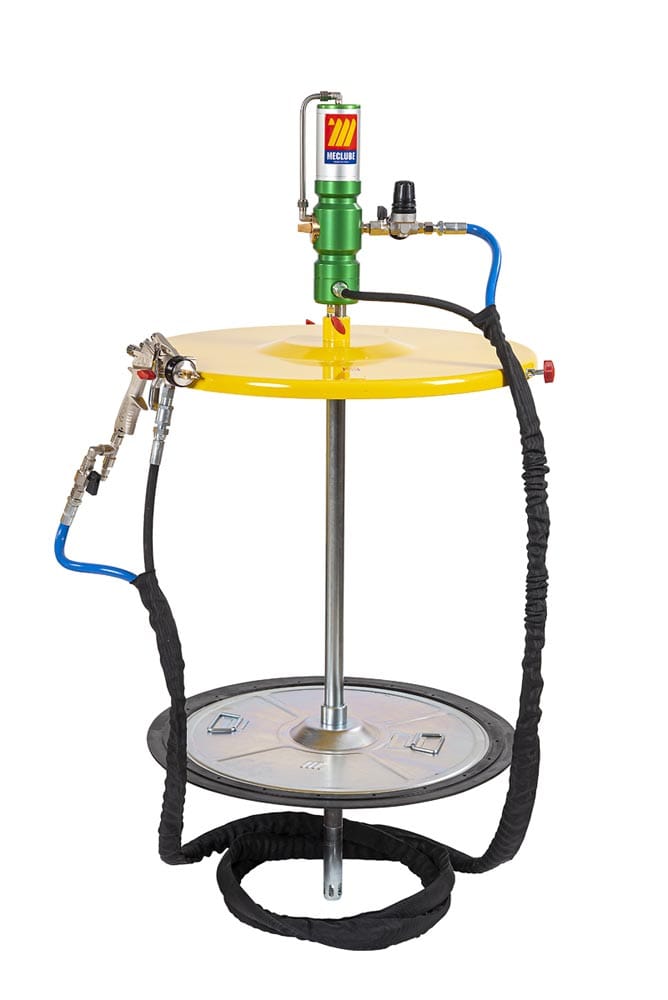 COMPLETO POMPA PER SPRUZZARE IL GRASSO PER FUSTI DA 180-220 kg R=14:1