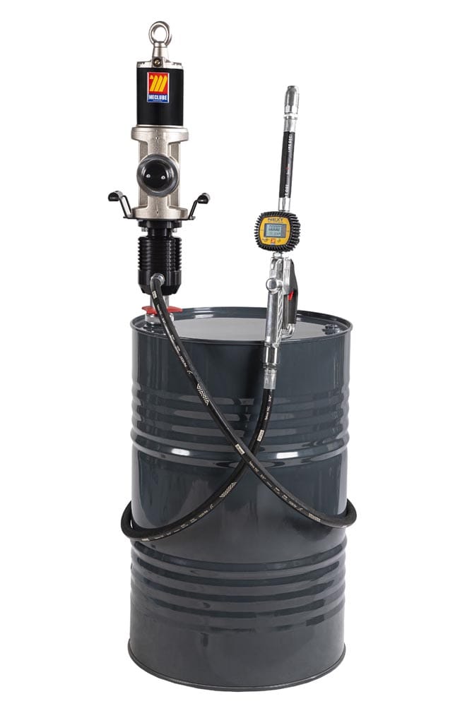 COMPLETO OLIO POMPA INDUSTRIALE PER FUSTI DA 180-220 l