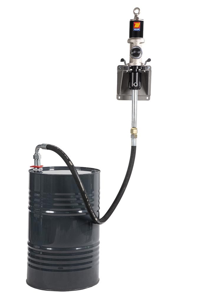 COMPLETO OLIO POMPA INDUSTRIALE A PARETE PER FUSTI DA 180-220 l