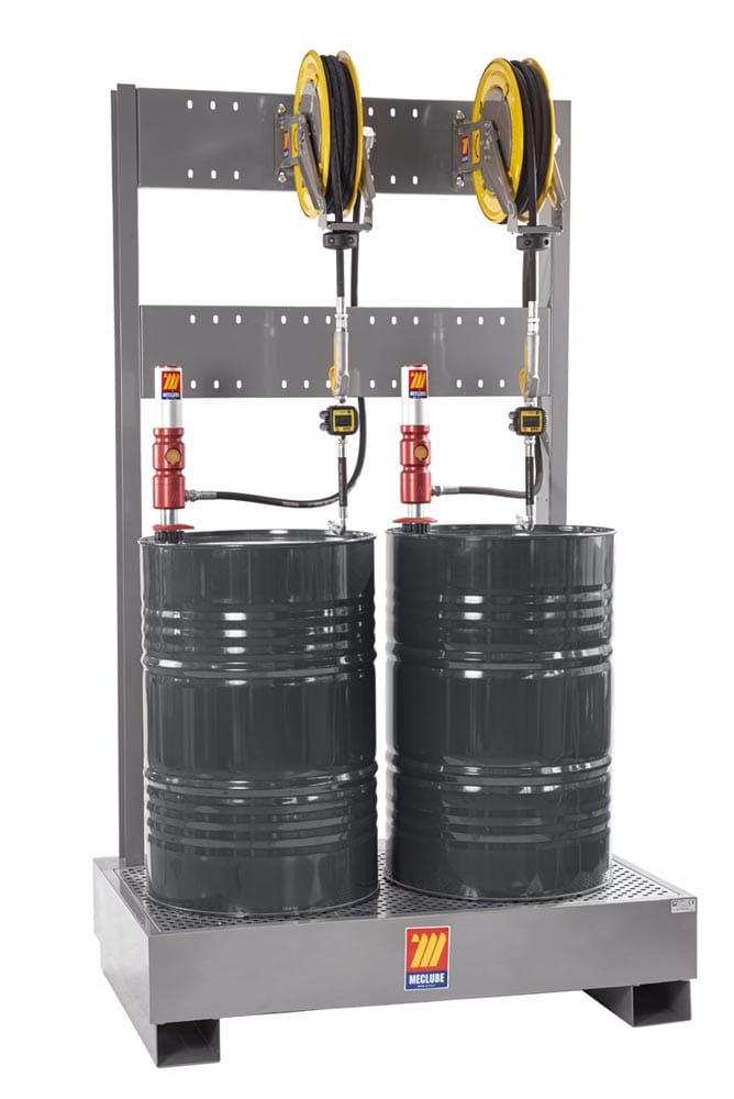 COMPLETE INSTALLATION FOR 2 DRUMS OF 180-220 l