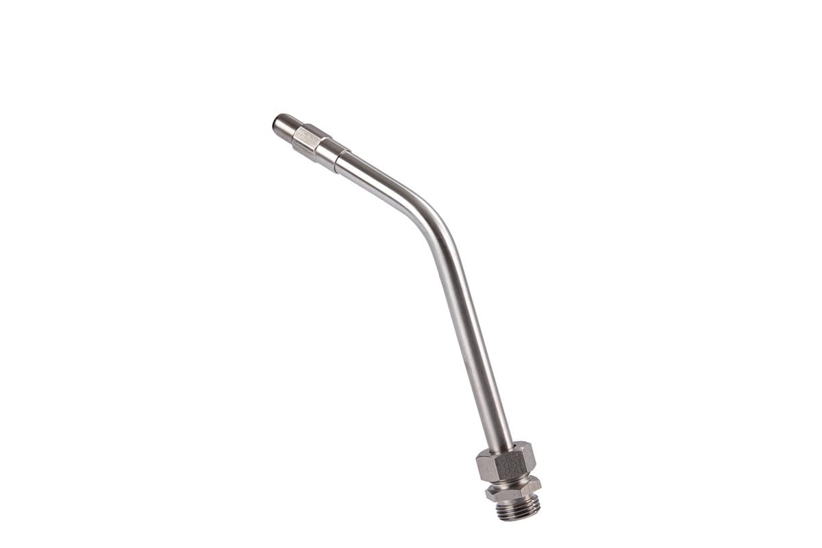 STAINLESS STEEL RIGID END 45° M 1/2