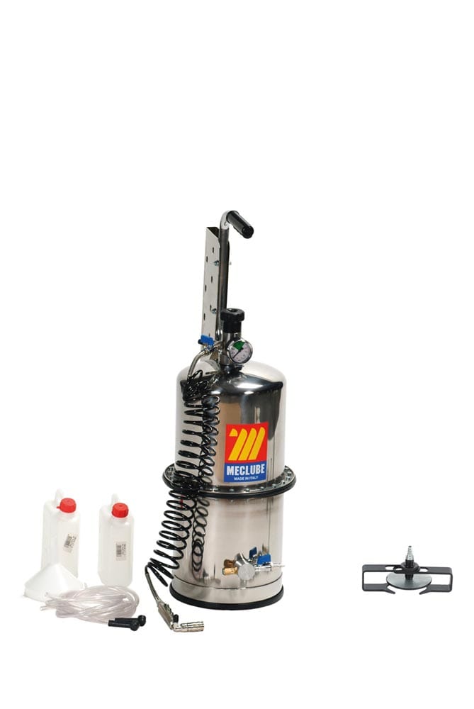 STAINLESS STEEL BRAKE BLEEDER-CLUTCHES WITH TWO CHAMBERS 10 l