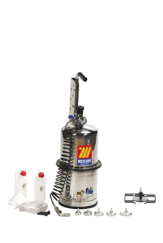 STAINLESS STEEL BRAKE BLEEDER-CLUTCHES WITH TWO CHAMBERS 10 l