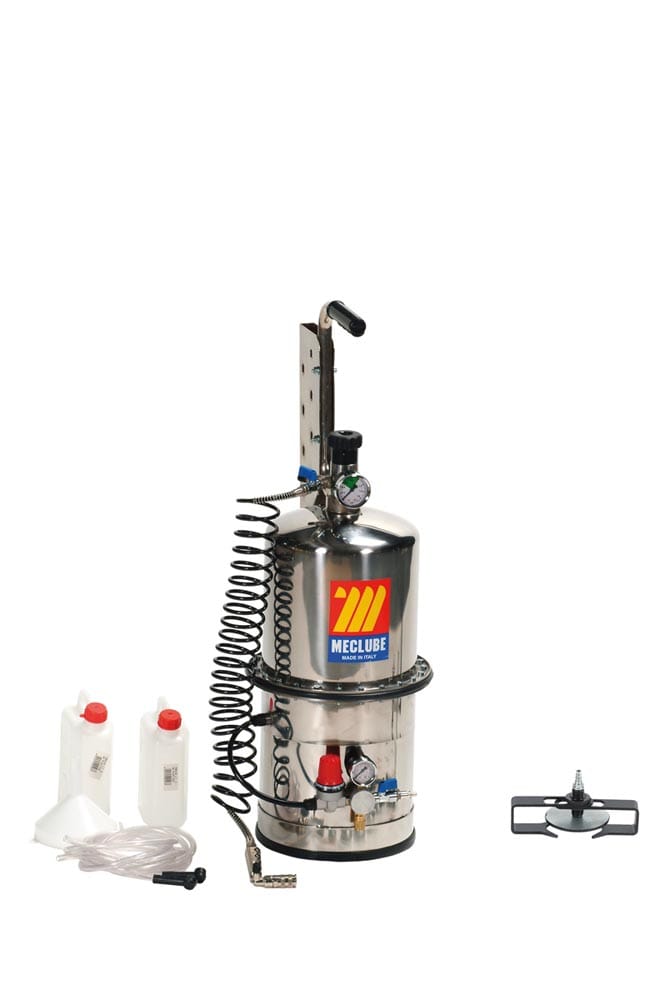 STAINLESS STEEL BRAKE BLEEDER-CLUTCHES WITH THREE CHAMBERS 10 l