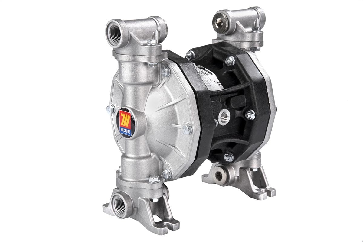POMPA PNEUMATICA A DOPPIA MEMBRANA TWIN-MEC Mod. A55TW IN ALLUMINIO