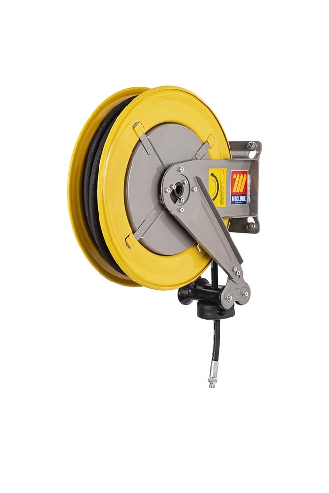 AVVOLGITUBO AUTOMATICO IN ACCIAIO VERNICIATO FISSO F-400 PER GRASSO Ø 3/8