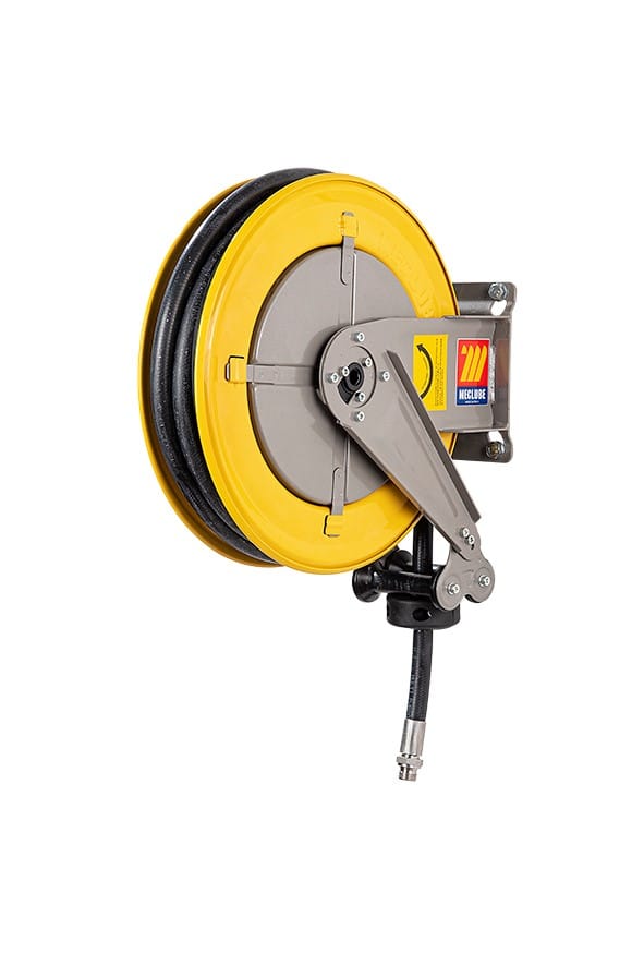 AVVOLGITUBO AUTOMATICO IN ACCIAIO VERNICIATO FISSO F-400 PER LAVAVETRI E AdBlue Ø 1/2