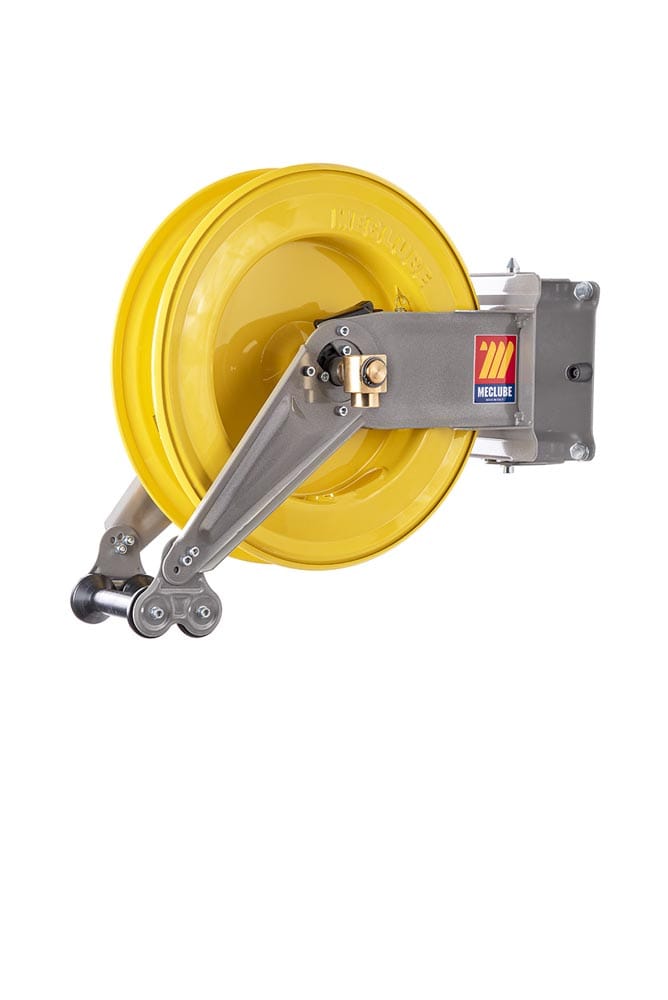 AVVOLGITUBO AUTOMATICO IN ACCIAIO VERNICIATO ORIENTABILE S-400 PER ARIA-ACQUA 3/8