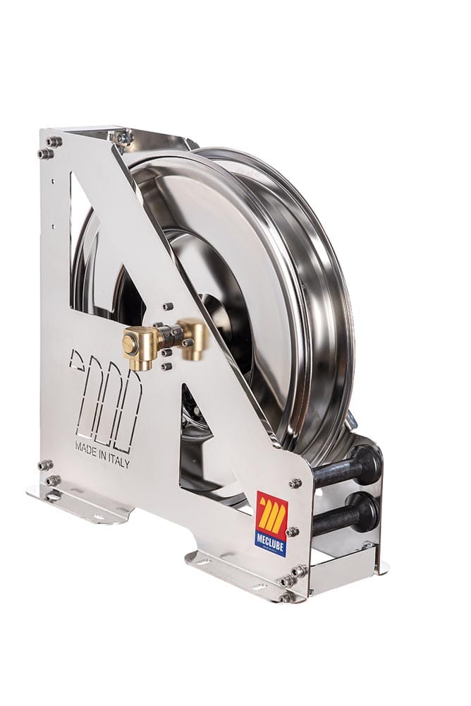 AVVOLGITUBO AUTOMATICO IN ACCIAIO INOX AISI 304 SERIE HEAVY-DUTY HDX-460 PER ARIA-ACQUA 1/2
