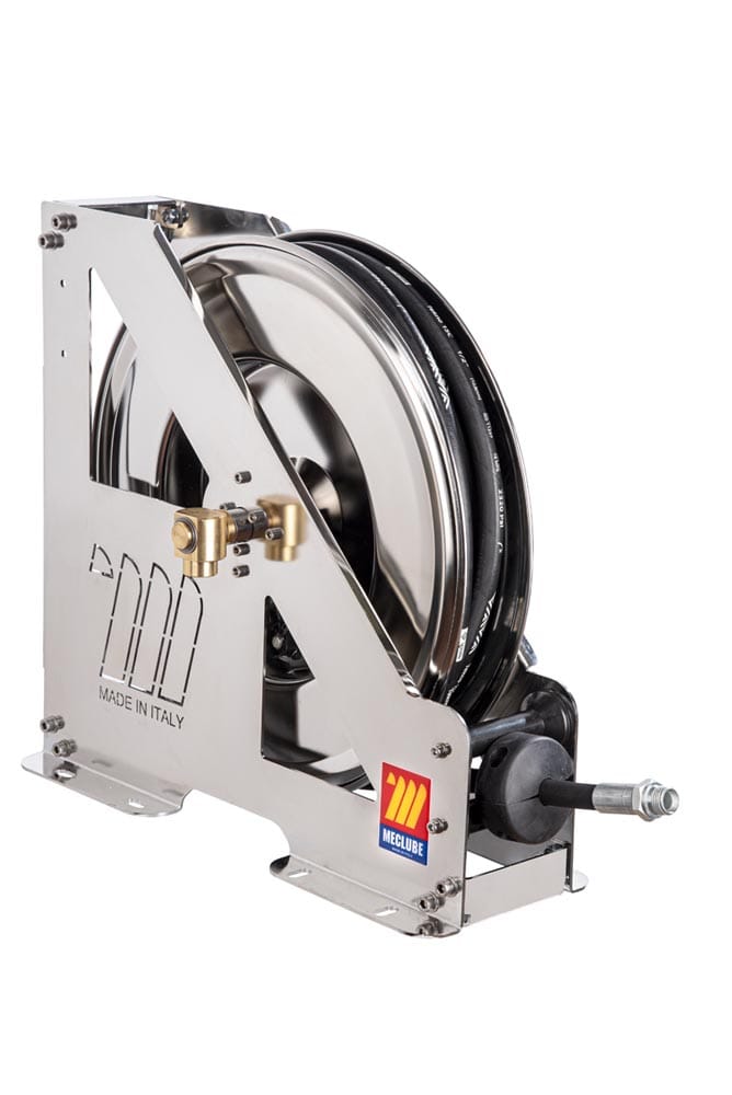 AVVOLGITUBO AUTOMATICO IN ACCIAIO INOX AISI 304 SERIE HEAVY-DUTY HDX-460 PER ARIA-ACQUA Ø 1/2