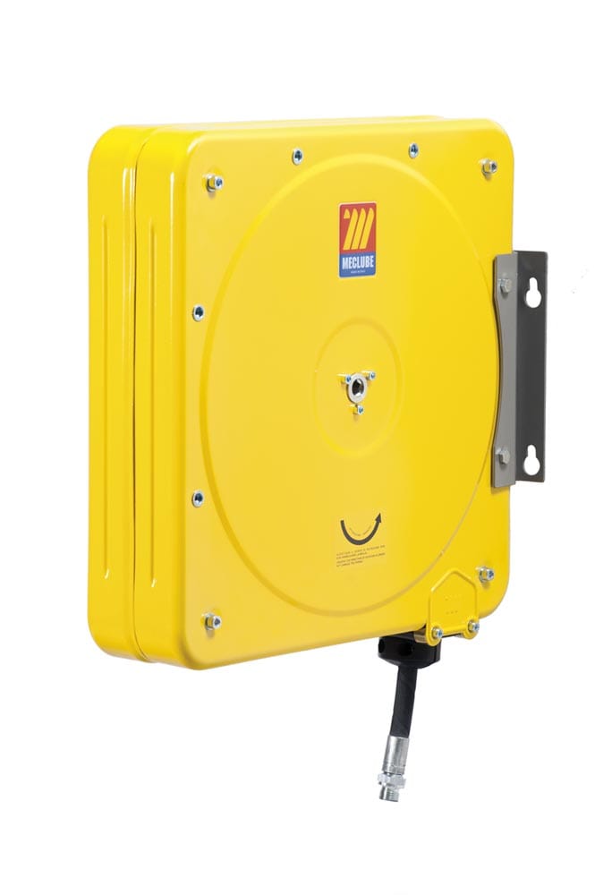 AVVOLGITUBO CARENATO IN ACCIAIO VERNICIATO FISSO CF-500 PER GRASSO Ø 1/4