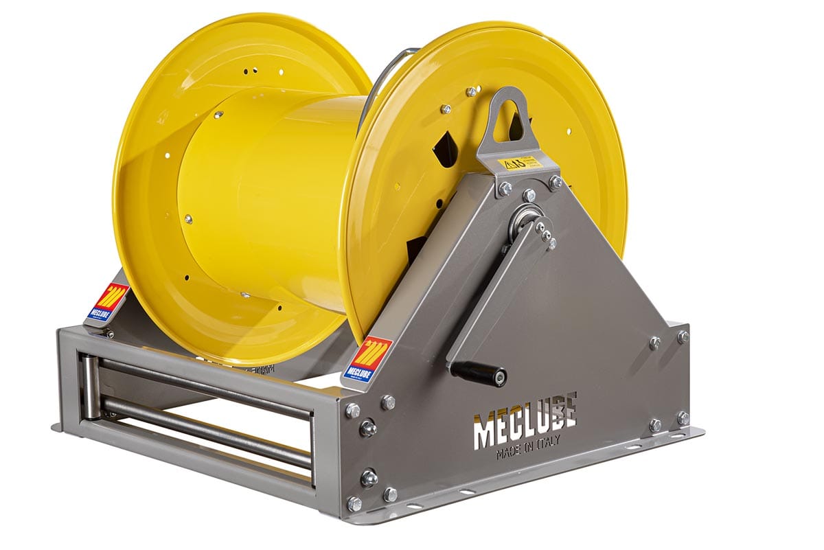 AVVOLGITUBO INDUSTRIALE IN ACCIAIO VERNICIATO SERIE MANUALE FM-603 PER ARIA-ACQUA E GASOLIO 1
