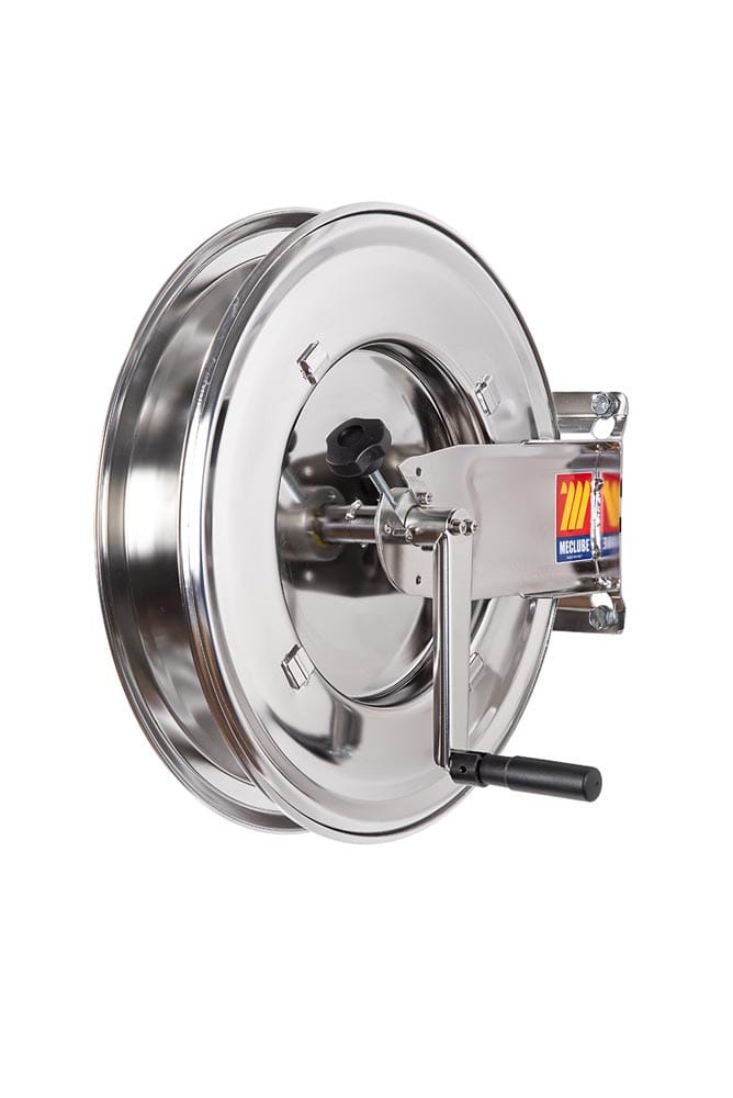 AVVOLGITUBO MANUALE IN ACCIAIO INOX 304 FISSO FMX-460 PER ARIA-ACQUA 3/8