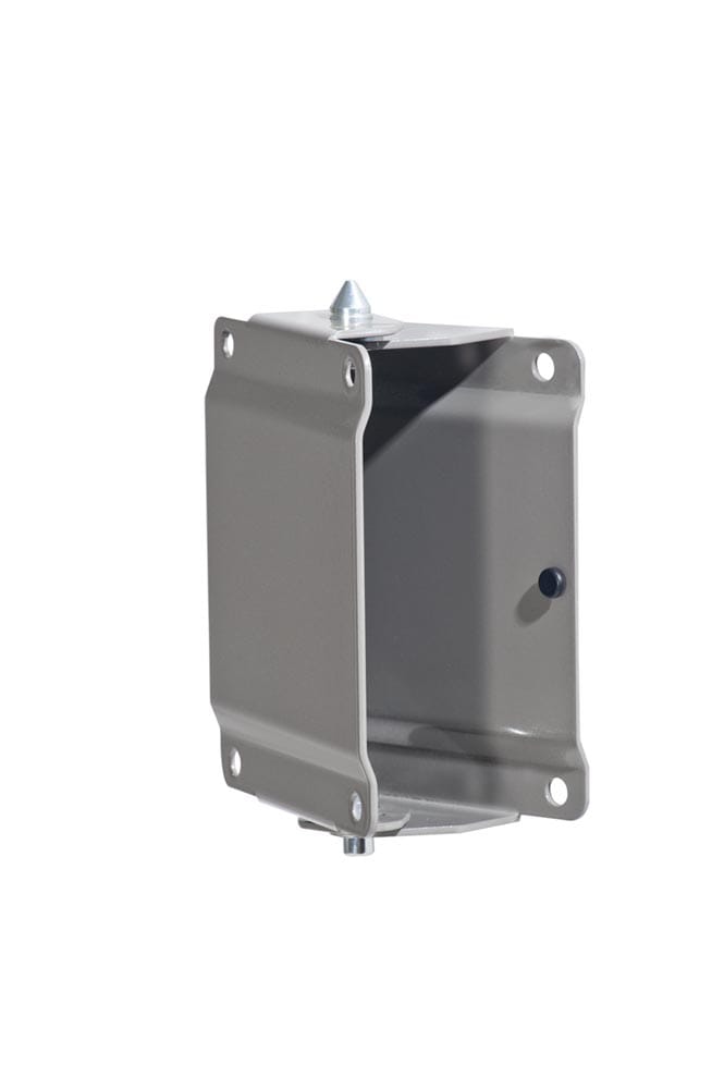 STAFFA SUPPORTO ORIENTABILE IN ACCIAIO VERNICIATO PER AVVOLGITUBO FISSI MOD.F400-F460-CF500