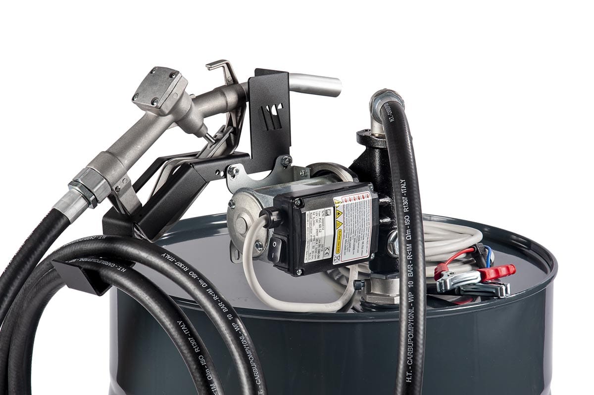 BARREL KIT 60 l/min 12V CON PISTOLA MANUALE