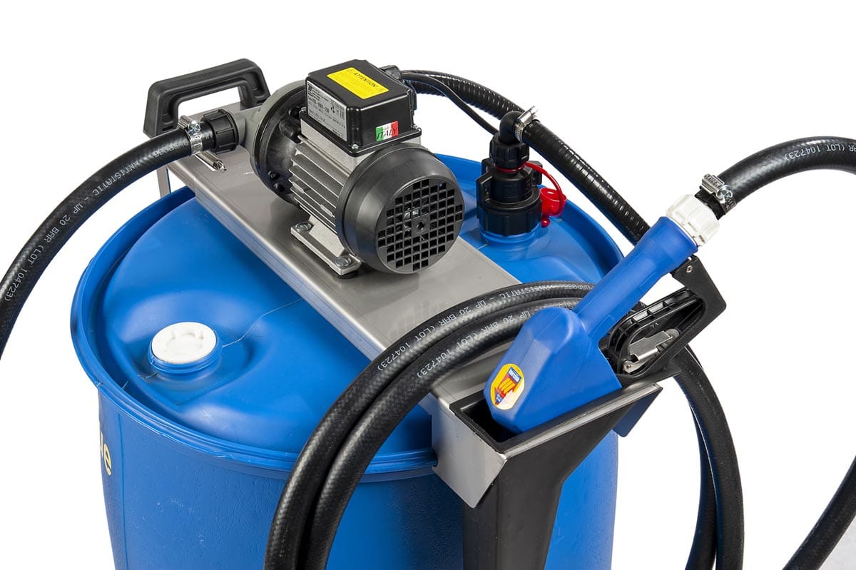 BARREL KIT PER AdBlue® 115V 40 l/min CON KIT ASPIRAZIONE AF2 56X4 E PISTOLA AUTOMATICA
