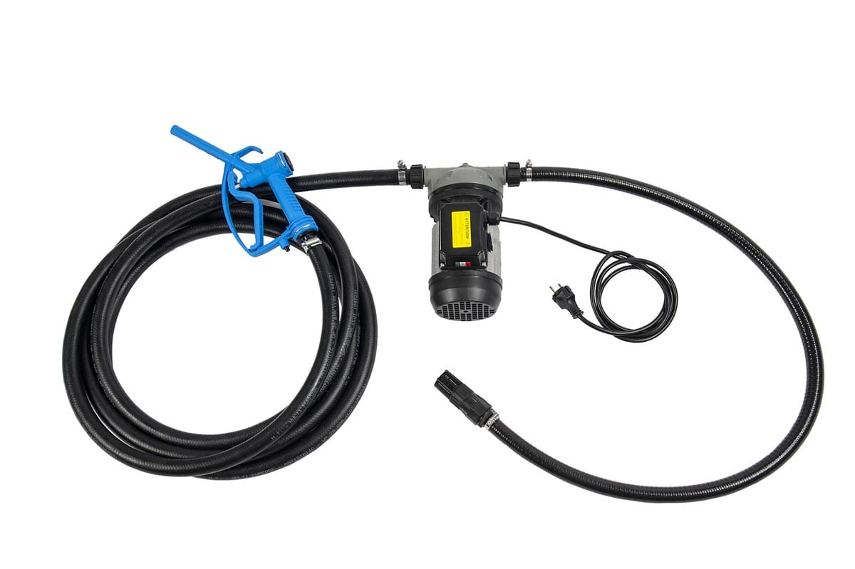 KIT PORTATILE CON POMPA ELETTRICA PER AdBlue® 115V 40 l/min CON PISTOLA MANUALE