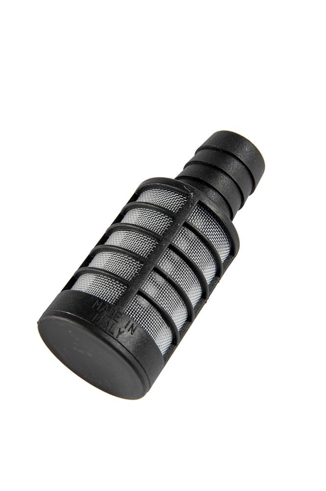 FILTRO IN PLASTICA CON PORTAGOMMA Ø 25