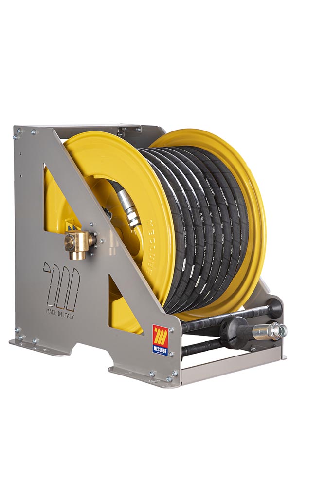 AUTOMATIC HOSE REELS FOR WATER HEAVY-DUTY IN PAINTED STEEL