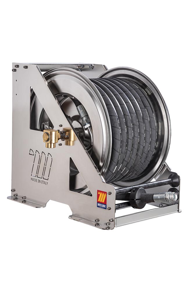 AUTOMATIC HOSE REELS FOR WATER HEAVY-DUTY IN AISI 304 STAINLESS STEEL