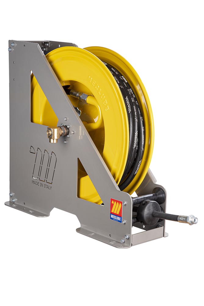 AUTOMATIC HOSE REELS FOR AIR HEAVY-DUTY IN PAINTED STEEL