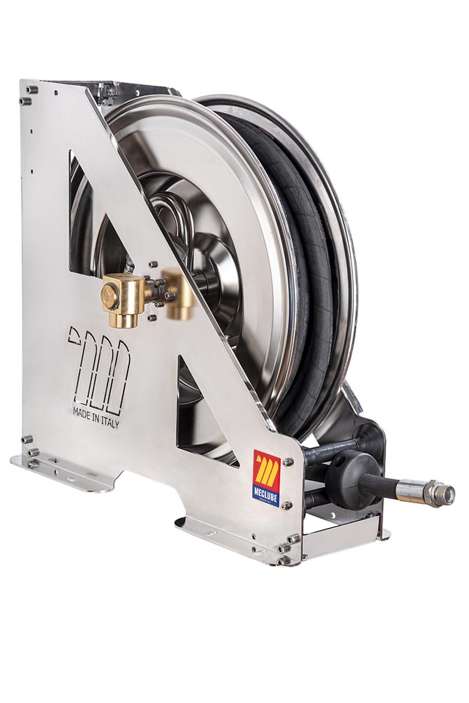 AUTOMATIC HOSE REELS FOR AIR HEAVY-DUTY IN AISI 304 STAINLESS STEEL