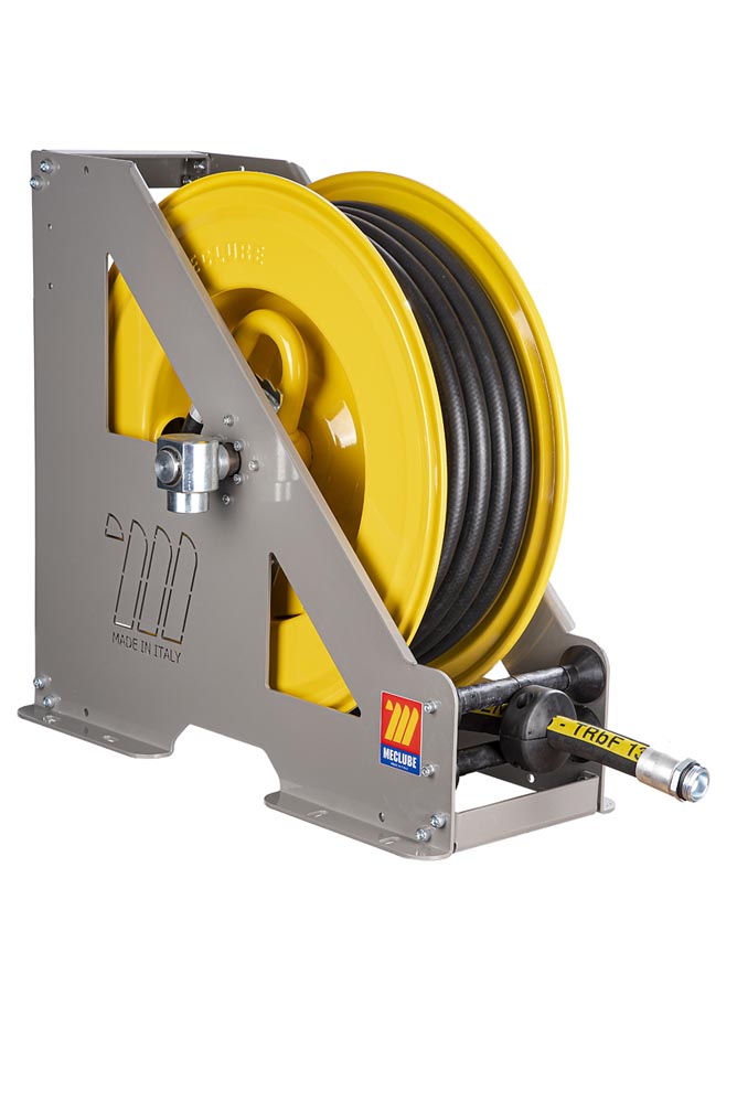 AUTOMATIC HOSE REELS FOR GASOLINE HEAVY-DUTY IN PAINTED STEEL