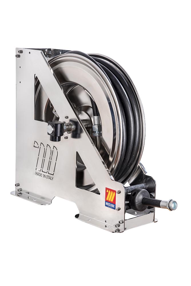 AUTOMATIC HOSE REELS FOR DIESEL HEAVY-DUTY IN AISI 304 STAINLESS STEEL
