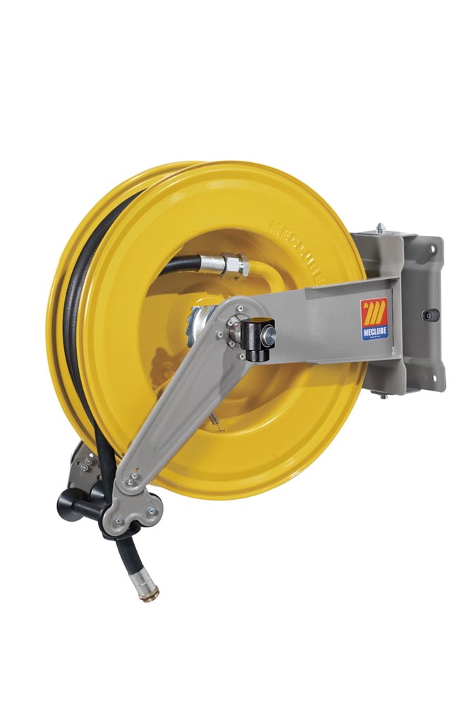 AVVOLGITUBO AUTOMATICO IN ACCIAIO VERNICIATO ORIENTABILE S-550 PER GASOLIO Ø 3/4