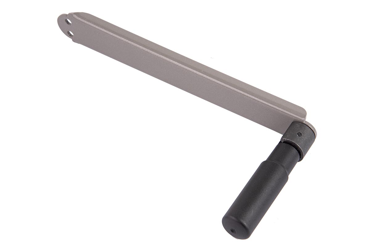 MANOVELLA RICHIUDIBILE A SCATTO IN ACCIAIO VERNICIATO PER AVVOLGITUBO INDUSTRIALE MANUALE FM-550/555/560