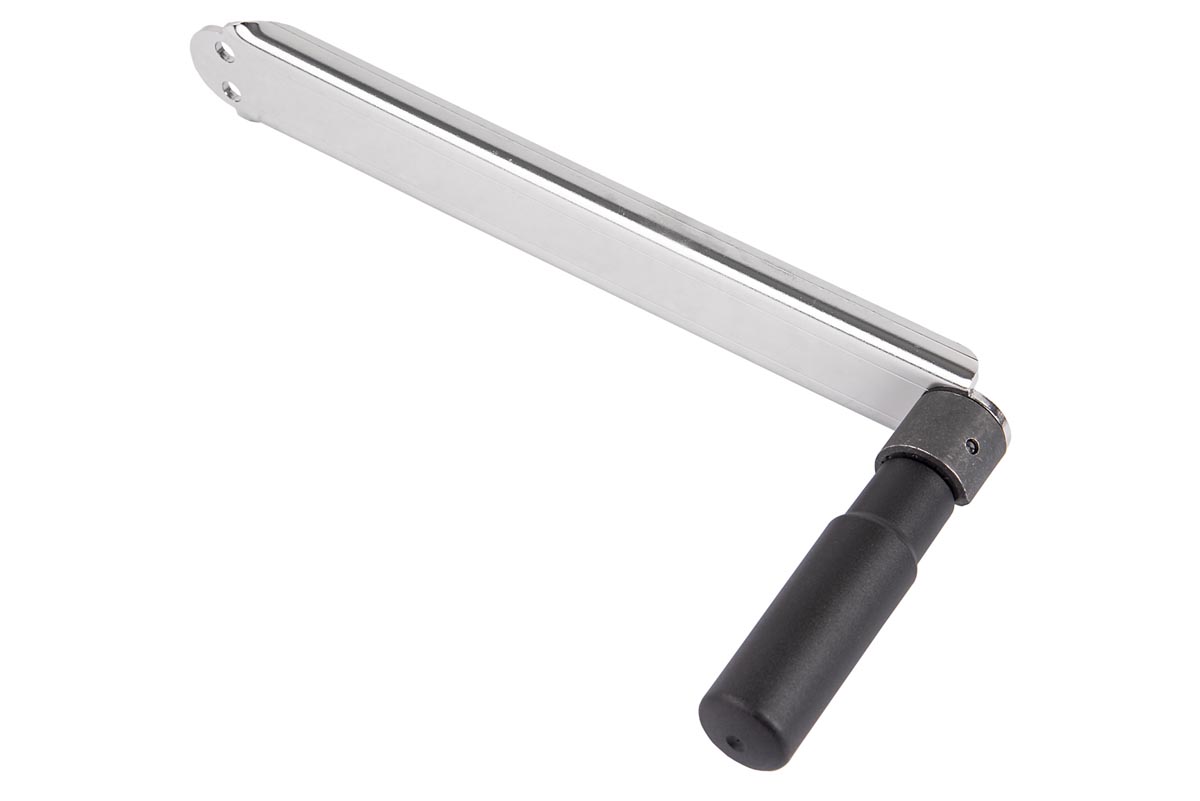 MANOVELLA RICHIUDIBILE A SCATTO IN ACCIAIO INOX AISI 304 PER AVVOLGITUBO INDUSTRIALE MANUALE FM-550/555/560