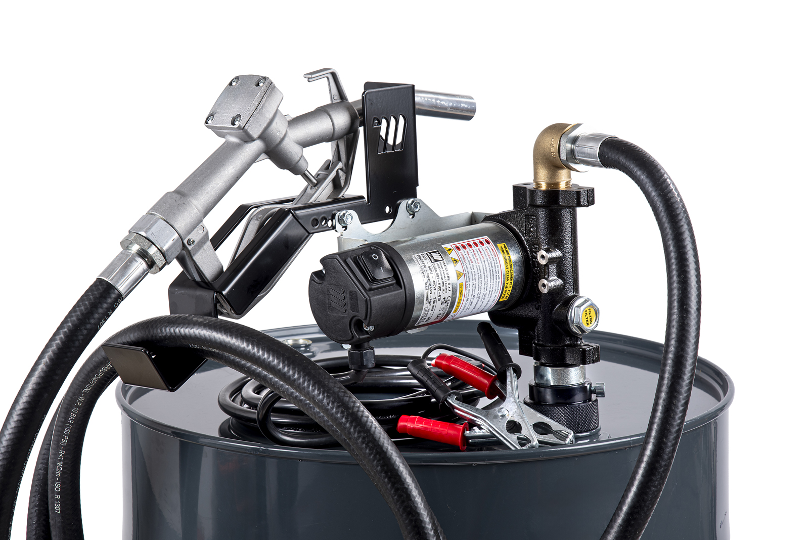 BARREL KIT 60 LPM 12V MANUAL NOZZLE