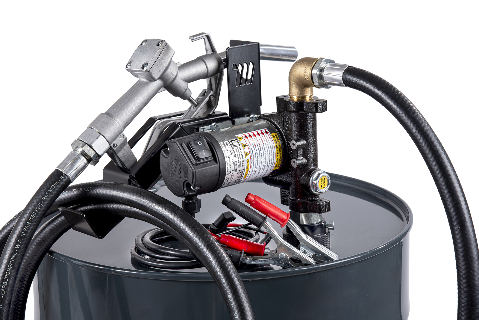 BARREL KIT 45 LPM 24V MANUAL NOZZLE