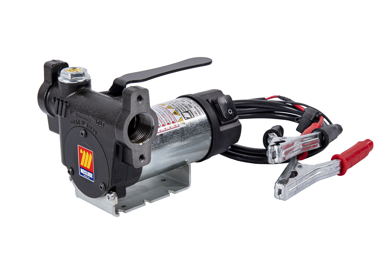 POMPA ELETTRICA PER TRAVASO GASOLIO 12V 45 l/min L.4m