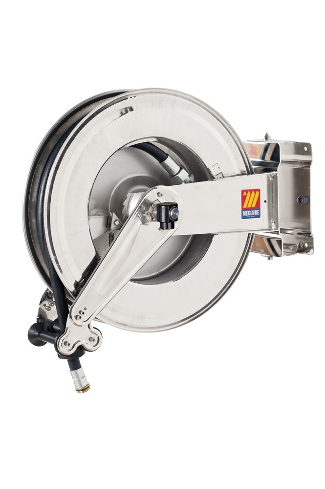 AISI 304 STAINLESS STEEL HOSE REELS FOR ARCTIC DIESEL -40°
